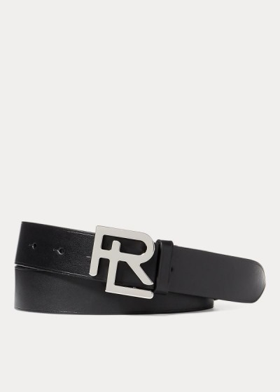 Cinturones Ralph Lauren Hombre Negros - RL Vachetta Leather - EWHJK4068